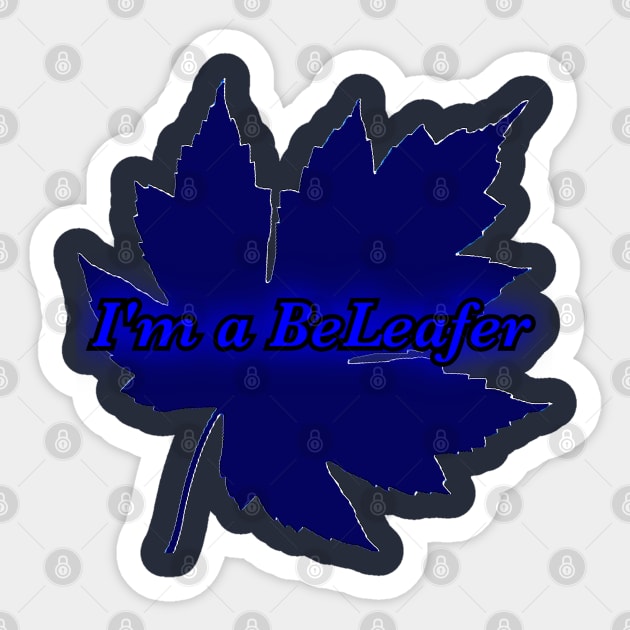 I'm a BeLeafer Sticker by Tml2017